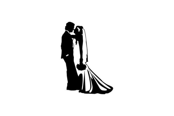 Bride and Groom Wedding Silhouette: A Designer's Guide