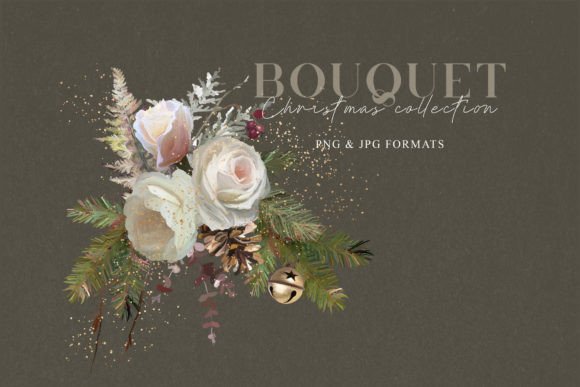 Floral Bouquet Wedding Clipart: A Designer's Holiday Asset