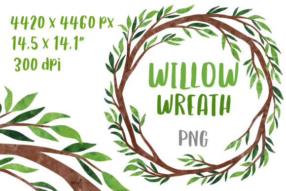 Forest Wedding Wreath Clipart Frame: A Versatile Design Asset