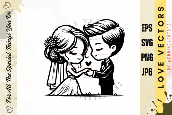 Wedding Couple and Love Vectors - C3891: A Design Asset Deep Dive