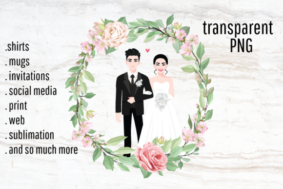 Wedding Sublimation, Bride and Groom: A Designer's Asset Guide